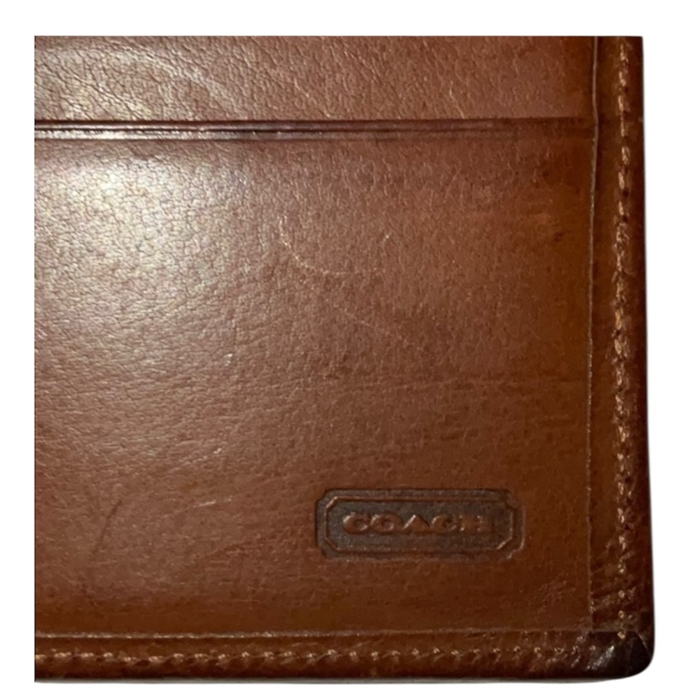 1970 Coach Vintage Leather Travel Wallet / Passport carrier over 50 years old - Picture 3 of 4